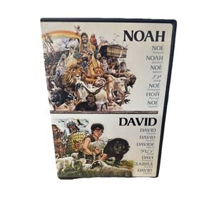 Noah Walked With God & David DVD Double Feature Bible Movie Multilingual‎